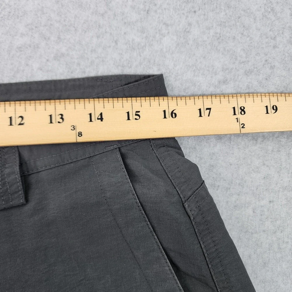 The North Face Chino Shorts Men 32 Gray Nylon Pockets Outdoors Hiking Activewear